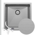 Zlew stalowy Steel SINK 45 inox z syfonem