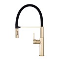 Bateria kuchenna vento brushed gold czarna