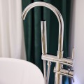 Bateria wannowa ROYA srebrna - wizualizacja