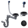 Syfon manualny black matt - fisc