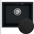 Czarny metalik zlew CRYPTON 55 syfon klik klak