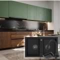 Inspiracja-kuchnia-wszechstronna-ze-zlewem-i-bateria i wkładką ociekową