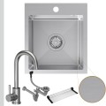 Zlew stalowy spawany inox Cole 90 bateria stalowa