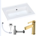 Umywalka ARA 60 biały korek klik klak syfon ozdobny przelewka srebrna bateria złota.jpg