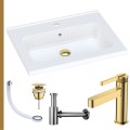 Umywalka ARA 60 złoty korek klik klak syfon ozdobny przelewka biała bateria złota.jpg
