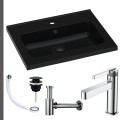 Umywalka czarna ARA 60 czarny korek klik klak syfon ozdobny przelewka srebrna bateria chrom.jpg