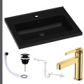 Umywalka czarna ARA 60 czarny korek klik klak syfon przyścienny przelewka czarna bateria złota.jpg
