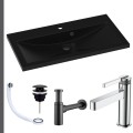 Umywalka czarna Mala czarny korek klik klak syfon ozdobny czarny mat przelewka srebrna bateria chrom.jpg