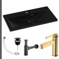 Umywalka czarna Mala czarny korek klik klak syfon ozdobny czarny mat przelewka srebrna bateria złota.jpg