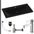 Umywalka czarna Mala czarny korek klik klak syfon ozdobny przelewka czarna bateria chrom.jpg
