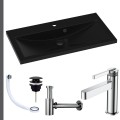 Umywalka czarna Mala czarny korek klik klak syfon ozdobny przelewka srebrna bateria chrom.jpg