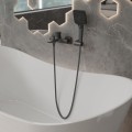QANIX Bateria wannowa ścienna - gun metal