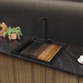 SINK 60 - deska drewniana dębowa aranżacja
