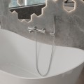 ZESTAW SPA - Marcela 150 z baterią ścienną Aurevo - chrom