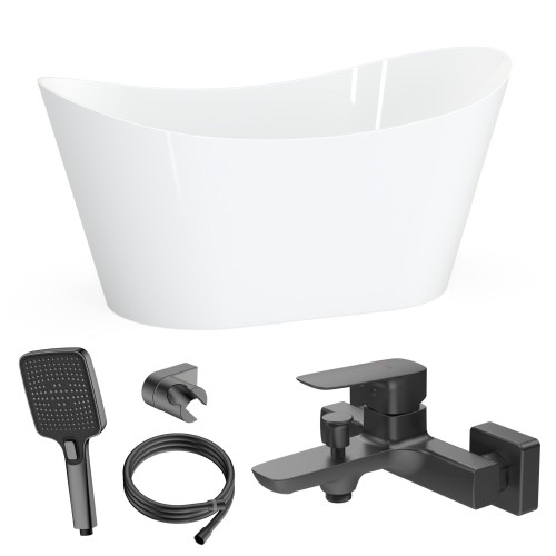 ZESTAW KLASYCZNY MARCELA 150 + Bateria wannowa ścienna QANIX.jpg