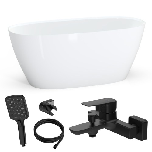 ZESTAW KLASYCZNY LENA 150 + Bateria wannowa ścienna QANIX.jpg