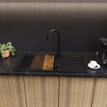 SINK 55L - deska drewniana dębowa aranżacja