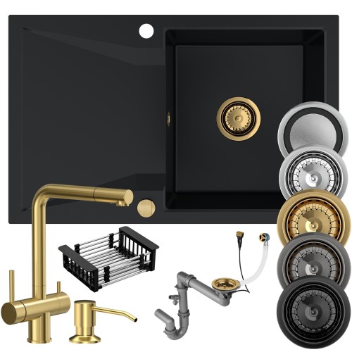 zestaw-Kuchnia złota-zlew-bateria-dozownik-syfon.jpg