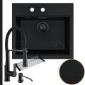 Czarny zlew SINK 60 syfon black matt manualny czarne akcesoria.jpg