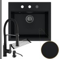 Czarny zlew SINK 60 syfon grafitowy automatyczny z przyciskiem czarne akcesoria.jpg