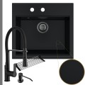 Czarny zlew SINK 60 syfon grafitowy manualny czarne akcesoria.jpg