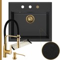 grafitowy-zlew-sink-60-syfon-złoty-automatyczny-z-pokrętłem-złote-akcesoria.jpg