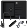 Zestaw ze zlewem Titanite 1KKO - czarne akcesoria.jpg