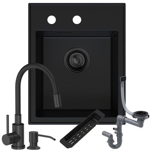 Zestaw ze zlewem Velto 1KBO - czarne akcesoria.jpg