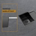 Montaż nablatowy zlewu COLE 116 z ociekaczem PVD Gun metal.jpg