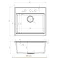 Rysunek techniczny sink60