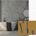 Moodboard bateria wannowa 3 otworowa ULTIMATE Gun metal