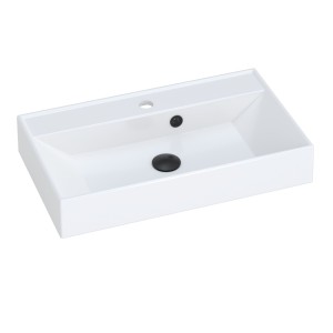 Umywalka dolomitowa Nadia 60 + korek klik klak + syfon 