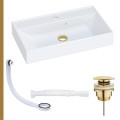 Umywalka NADIA 60 złoty klik klak syfon elastyczny przelewka biała.jpg