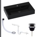 Umywalka NADIA 60 czarny klik klak syfon przyścienny przelewka czarna.jpg