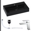 Umywalka czarna NADIA 60 czarny korek klik klak syfon elastyczny przelewka srebrna bateria chrom.jpg