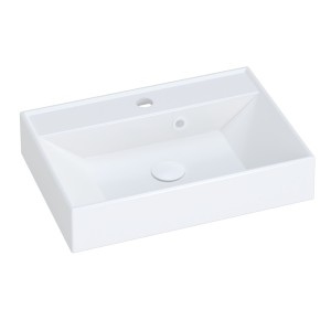 Umywalka dolomitowa Nadia 50 + korek klik klak + syfon 