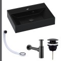 Umywalka NADIA 50 czarny klik klak syfon ozdobny metalowy czarny mat przelewka czarna.jpg