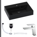 Umywalka czarna NADIA 50 czarny korek klik klak syfon elastyczny przelewka czarna bateria chrom.jpg