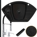 Czarny metalik zlew CORNER 5KBO syfon black matt manualny srebrne akcesoria.jpg