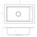 Wymiary techniczne - Zlew jednokomorowy Sink Quality Modena.jpg