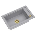 Zlew jednokomorowy szary Sink Quality Modena - złoty automatyczny.jpg