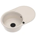 Zlew beżowy długi ociekacz Sink Quality OVAL czarny auomatyczny.jpg