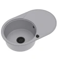 Zlew szary długi ociekacz Sink Quality OVAL czarny automatyczny.jpg