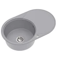 Zlew szary długi ociekacz Sink Quality OVAL srebrny automatyczny.jpg