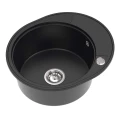 Zlew grafit krótki ociekacz Sink Quality Oval 1KKO czarny automatyczny.jpg