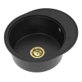 Zlew czarny krótki ociekacz Sink Quality Oval 1KKO złoty manual.jpg