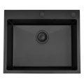 Czarny zlew stalowy Steel Sink 65.jpg
