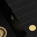 Złoty syfon automatyczny z przyciskiem - Titanite 1KKO Złoty metalik.jpg