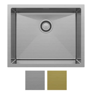 Zlewozmywak jednokomorowy stalowy 55 cm Sink Quality Steel SINK 55 + syfon