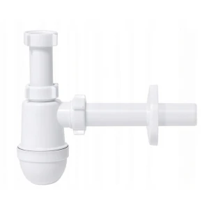 Syfon do umywalki butelkowy biały Sink Quality